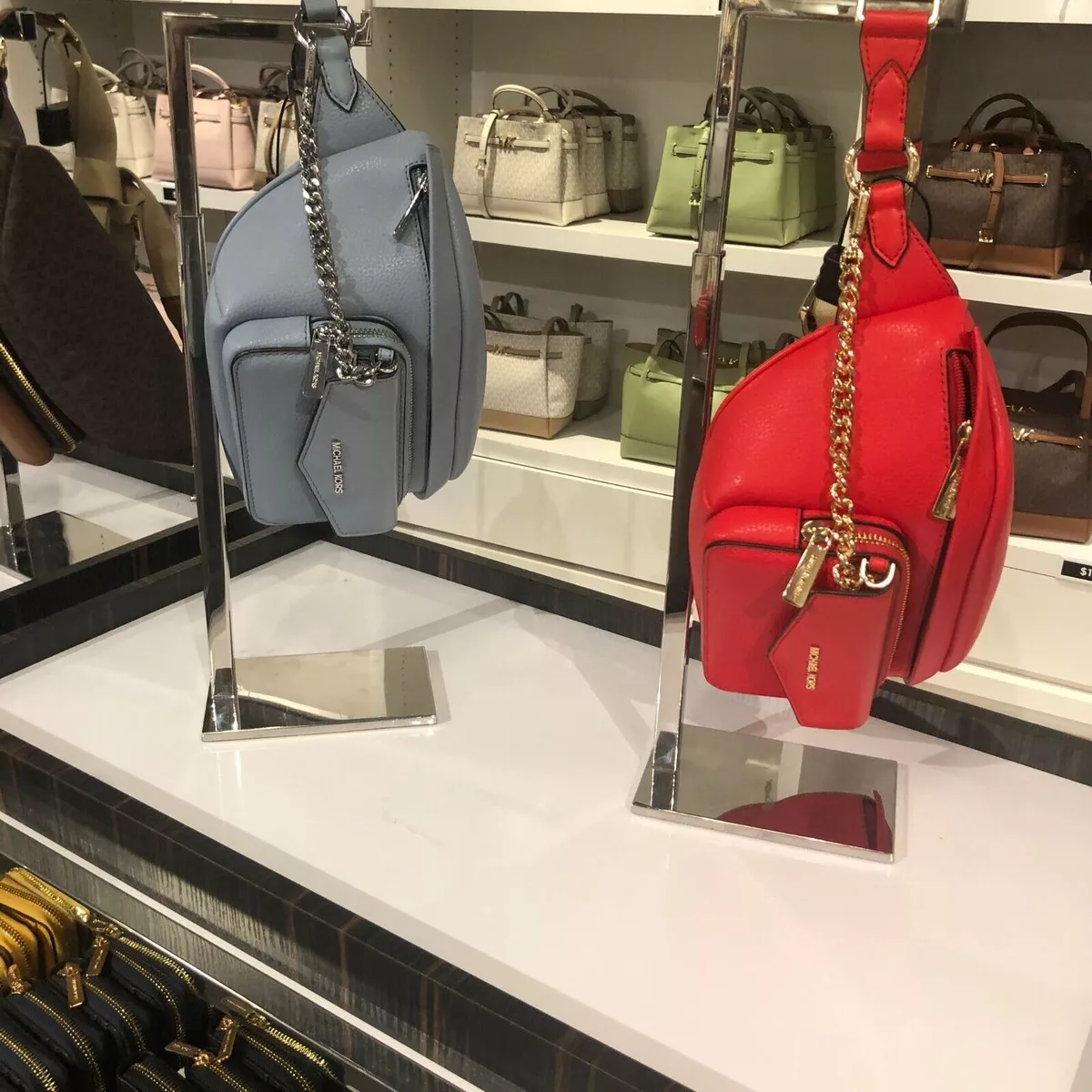 Red michael clearance kors fanny pack