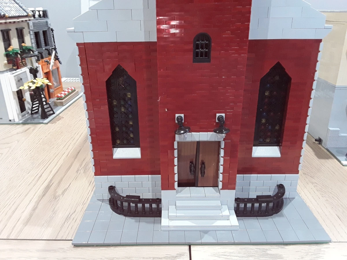 CUSTOM MODULAR LEGO THE RED CHURCH