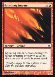 Spiraling Embers - Saviors of Kamigawa #116 Common