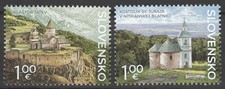 Slovakia 2023 Architecture, Castles 2 MNH stamps