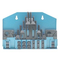Te-co 52 Piece Deluxe Clamping Set Stud Size:1/2''-13 T-slot:5/8'' 24 Lbs. Te-co 52 Piece Deluxe Clamping Set Stud Size:1/2''-13 T-slot:5/8'' 24 Lbs.