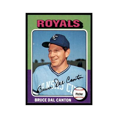 1975 Topps Bruce Dal Canton Royals #472