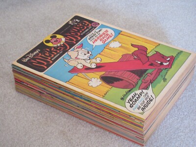 Walt Disneys, Mickey Mouse Comics X 49, # 151-200 UK IPC Magazine, 1978. Fein
