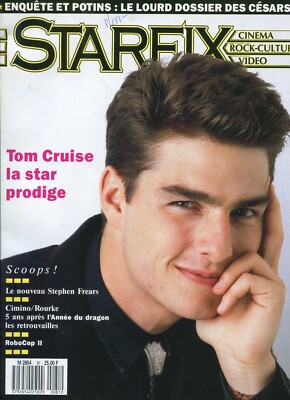 STARFIX No.81 Fevr 90 franz. Filmzeitschrift 104 Seiten  TOM CRUISE, NIKITA, ROB