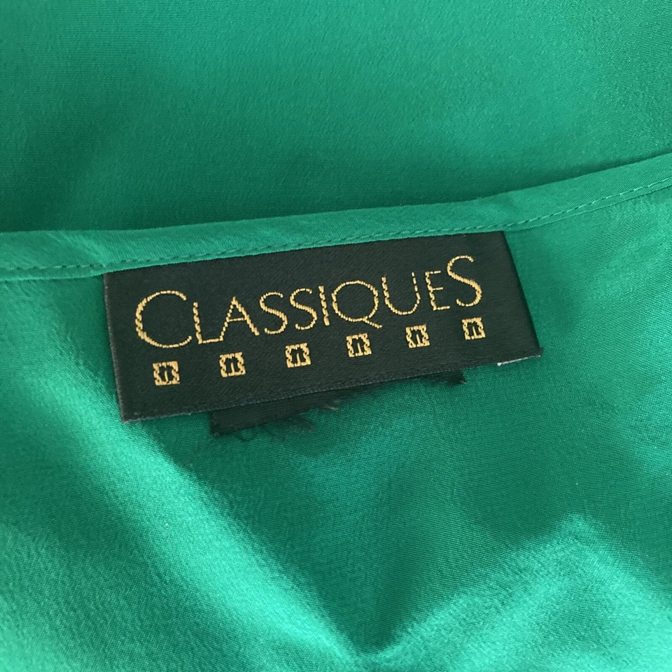 Vintage Classiques Tank Top Womens 2XL Forrest Green Pullover - Image 3 of 4