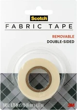 Scotch Removable Fabric Tape, 3/4 in x 180 in, 1-Roll, 1 roll, White 