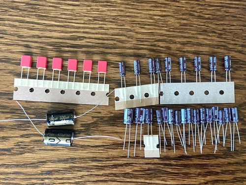 Technics SL-1300 Mk II Mk2 Speed Repair Kit Capacitors Turntable Recap Set