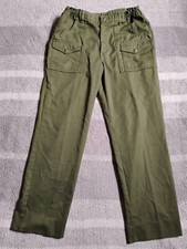 Vintage Boy Scouts of America Pants Mens 35x31 Army Green Hiking Uniform
