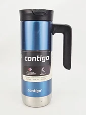 Contigo Superior 2.0 Stainless Steel Travel Mug with Handle 20oz Dark Ice Blue