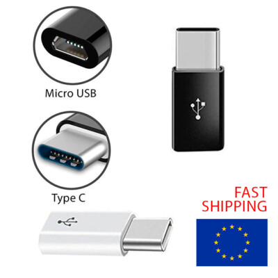 MICRO USB TO USB TYPE C USB C ADAPTER CONVERTER CHARGER SYNC for SAMSUNG XIAOMI