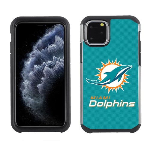 For Apple iPhone 15 - Official NFL Football Armor Hybrid Cover Case - Picture 14 of 32