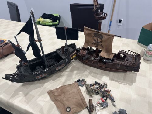 Mega Blocks Two Ships Parts And pirates
