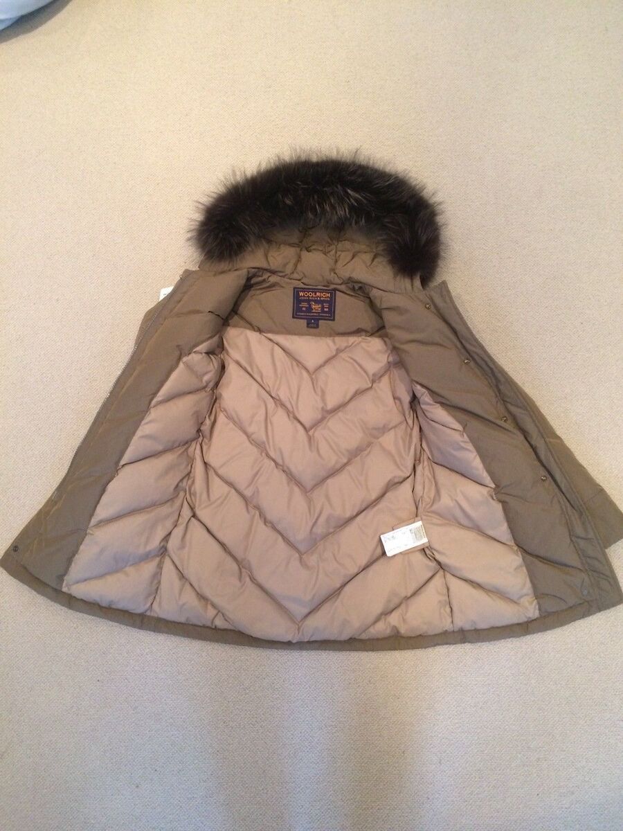 945 NEW WOOLRICH BROWN W'S LUXURY ARCTIC PARKA FOX FUR 945 NEW WOOLRICH BROWN W'S LUXURY ARCTIC PARKA FOX FUR