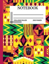 African print Kwanzaa Afro-centric Composition Notebook College Ruled Lined
