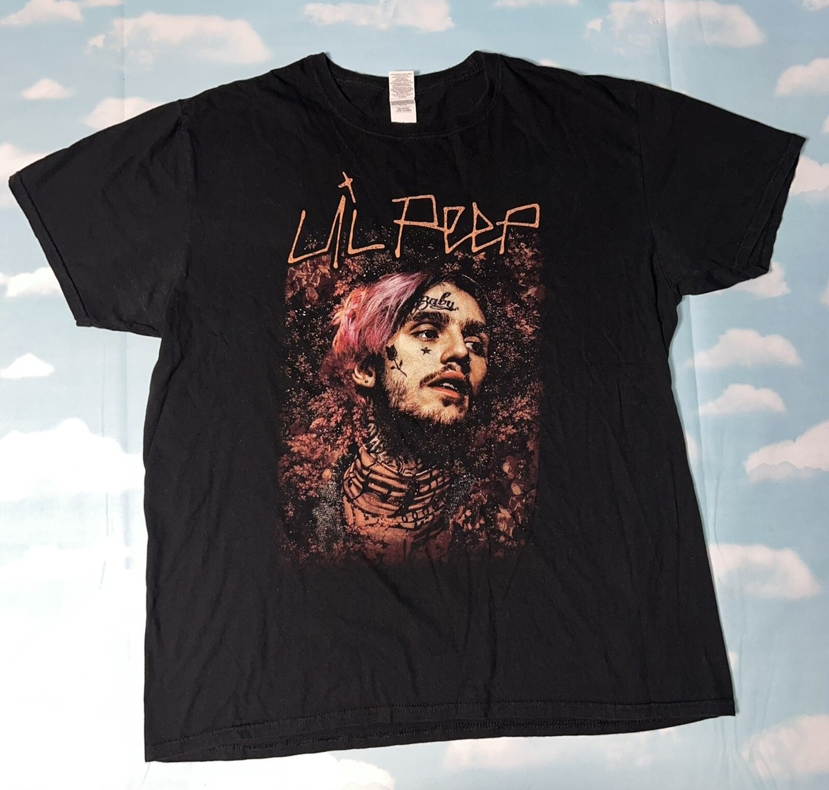 Iconic Lil Peep T-Shirt Size XL 100% Ring Spun Cotton by Iconic Lil Peep T-Shirt Size XL 100% Ring Spun Cotton by