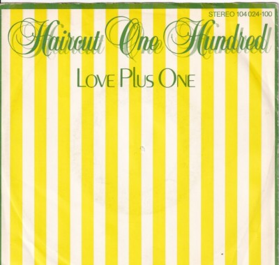 7'' Single - Haircut One Hundred - Love plus one