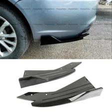 For Subaru Legacy Rear Bumper Lip Splitter Diffuser Carbon Fiber 2Pcs
