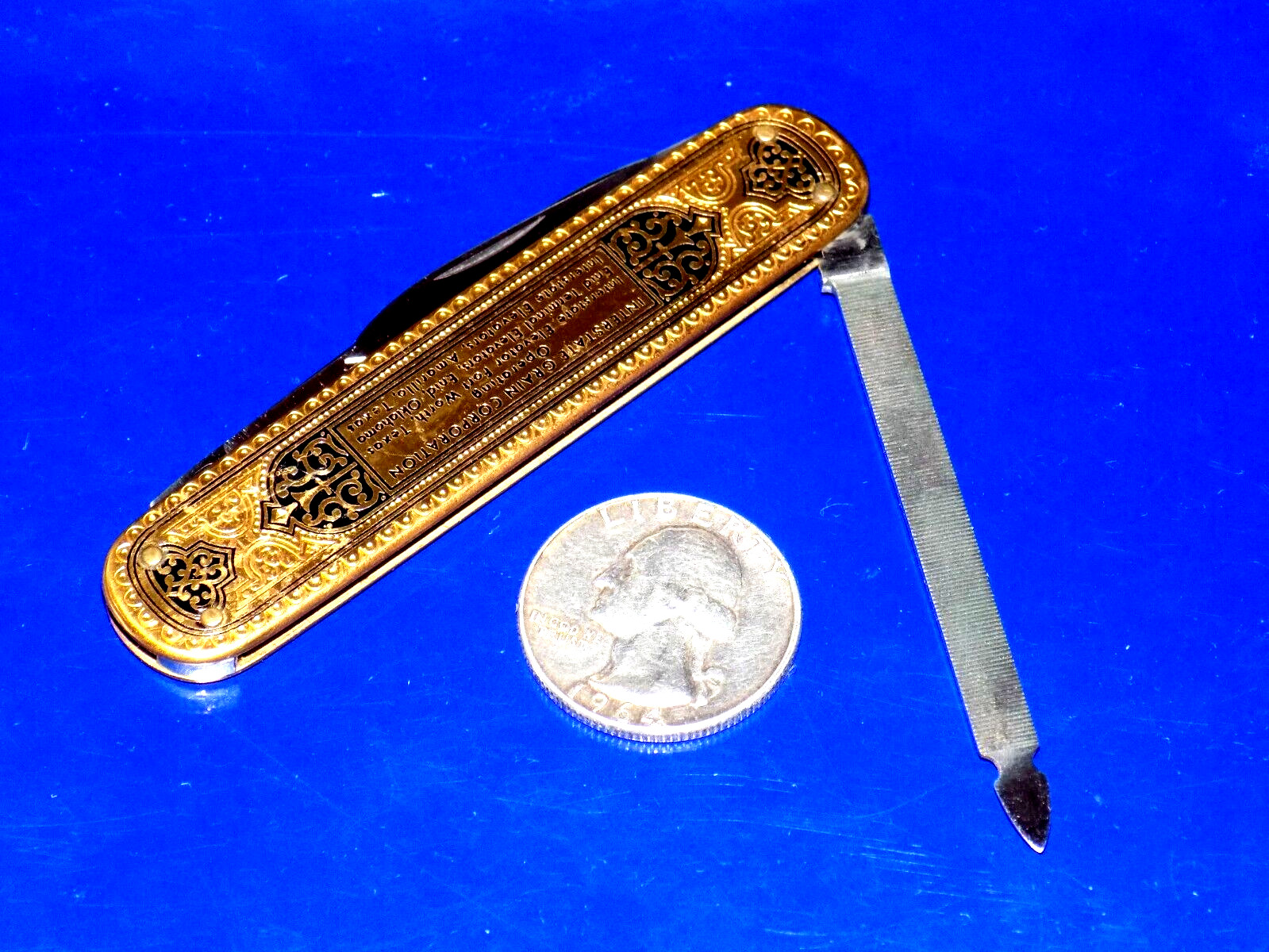 Beautiful Dresen Germany Knife Interstate Grain Corp. Fort Worth, Enid, Amarillo