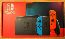 Nintendo Switch Handheld Gaming Console 32GB Neon Red/Blue Used good condition