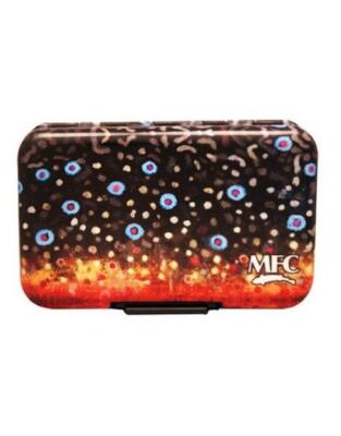MONTANA FLY COMPANY MFC SUNDELL'S BROOK TROUT SKIN POLY FLY BOX WITH SLIT FOAM