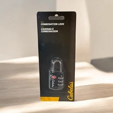 TSA APPROVED Combination Lock  Travel Sentry Red Diamond logo. RUGGED LOCK