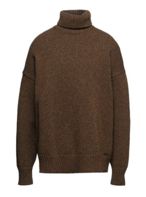 Dsquared2 oversized  sweater  men s , M Size,  Brown
