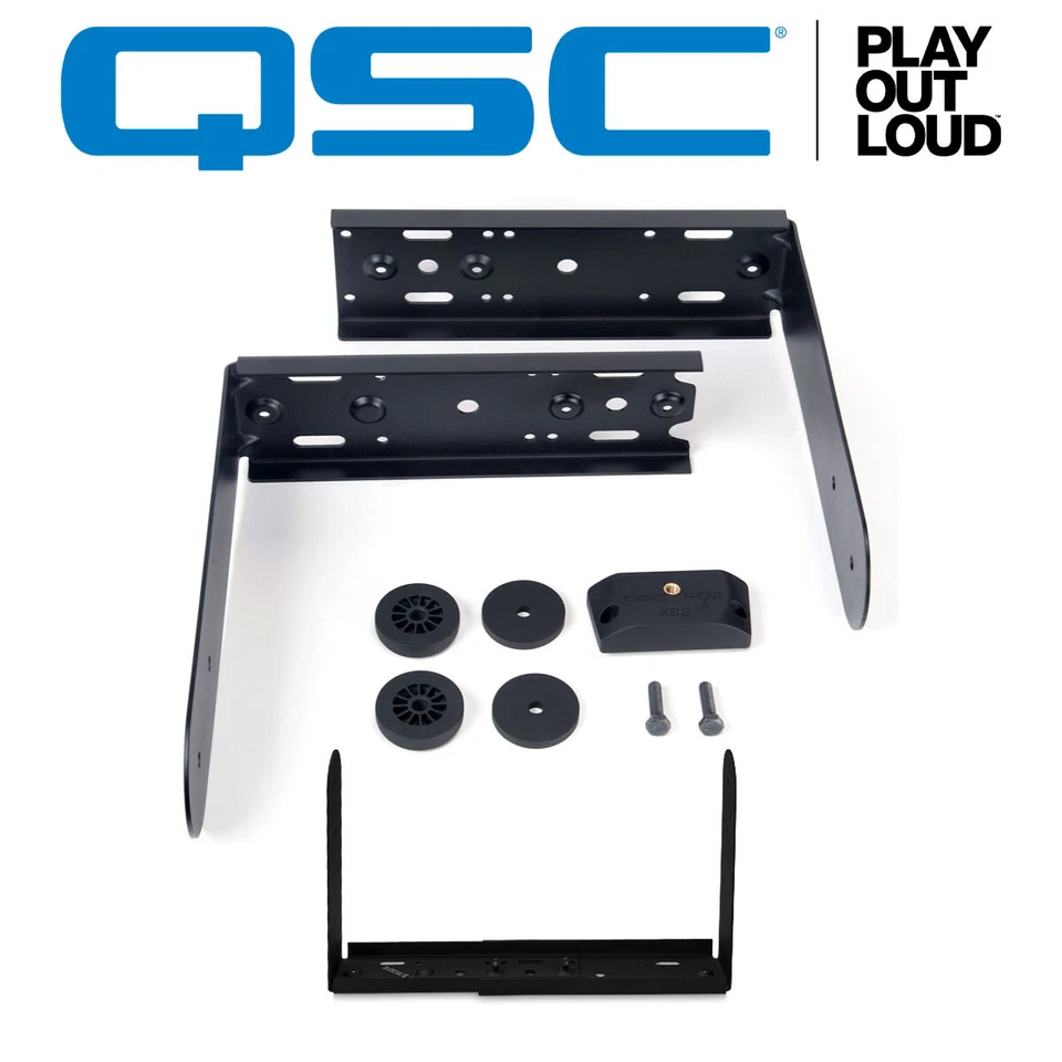 QSC K8.2 Yoke Powder coated steel yoke for mounting the K8.2 vertically or horiz - Image 4 of 4