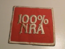 100% NRA NATIONAL RIFLE ASSOCIATION PISTOL GUN TARGET SHOOTING HUNTING PATCH  