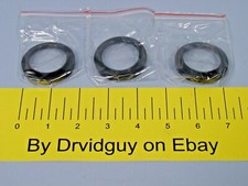 Lot of 3 Bower 37mm to 46mm Step  Up Adapter Rings Metal Filter Adapter