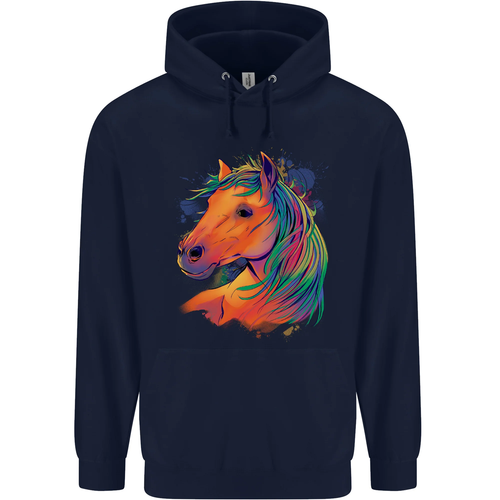 Horse Head Equestrian Childrens Kids Hoodie - Picture 85 of 88
