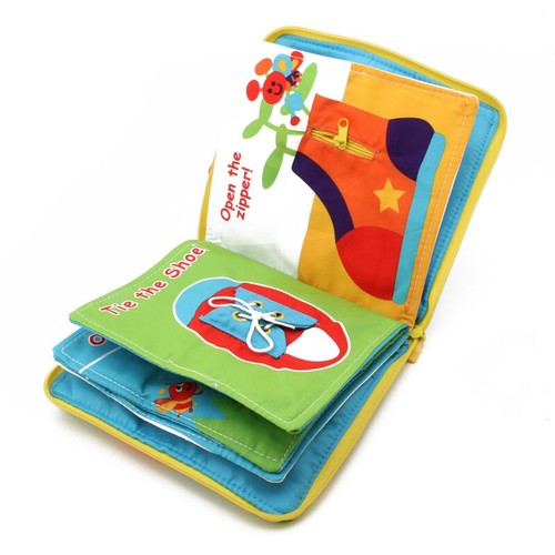 Learning Cloth Book for Babies Grabbing Motor Skills Developmental for Play Se - Picture 7 of 8