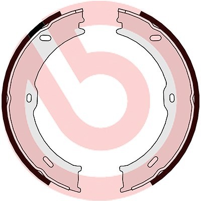 Brembo Bremsbackensatz, Feststellbremse Hinterachse U.A. FüR MERCEDES-BENZ, VW-image