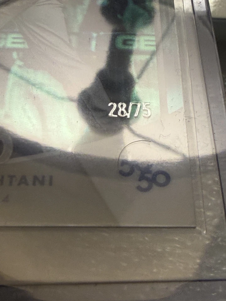 Shohei Ohtani 50/50 Topps Aqua /75 HOME RUN #50!! - Image 3 of 4