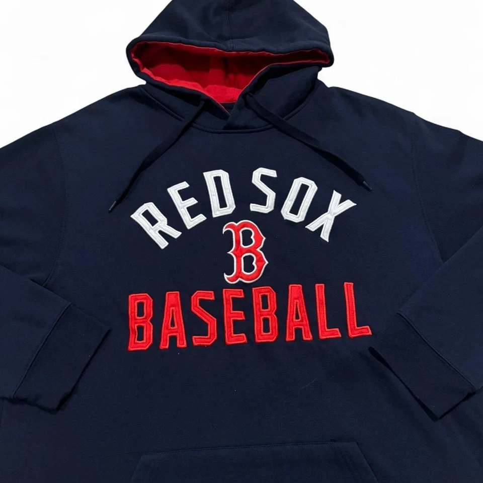 Fanatics MLB Boston Red Sox Hoodie XLT Tall Pullover Sweatshirt Baseball Gear - Image 4 of 4