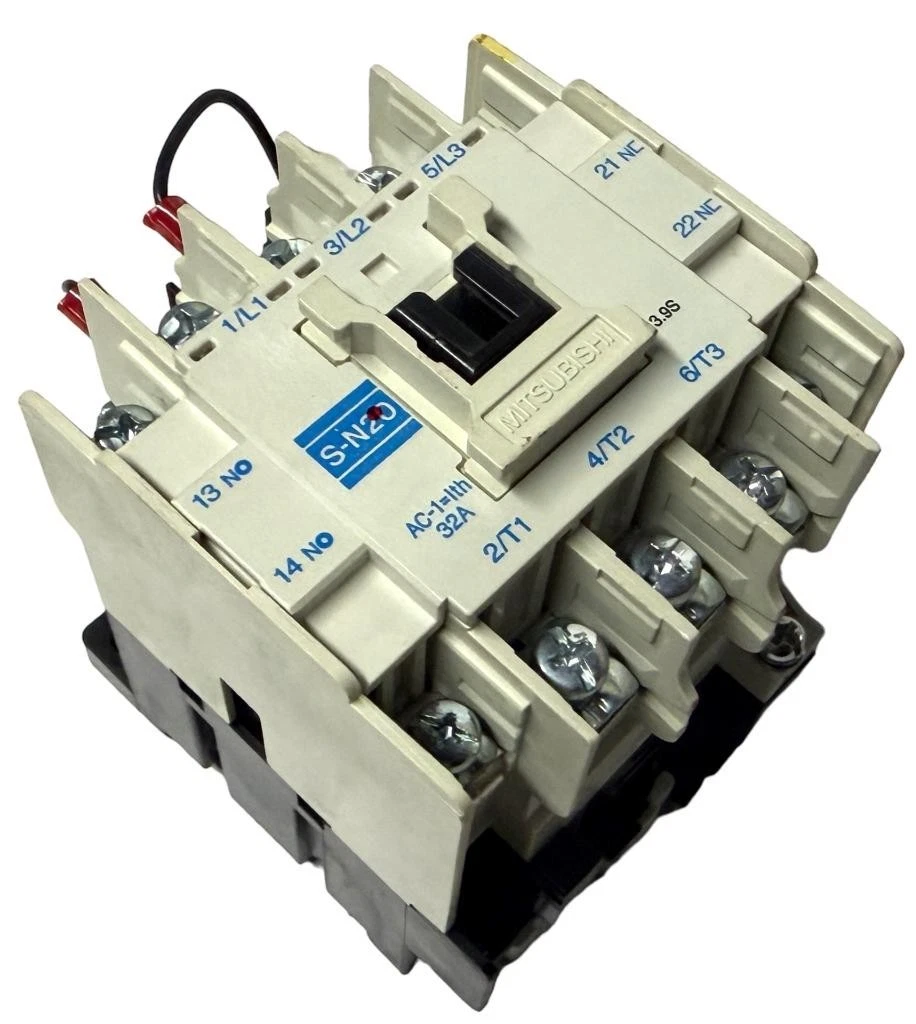 Mitsubishi S-N20 Magnetic Contactor 3-Pole