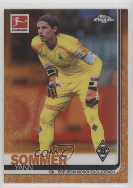2019-20 Topps Chrome Bundesliga Orange Refractor /25 Yann Sommer #71 13iq