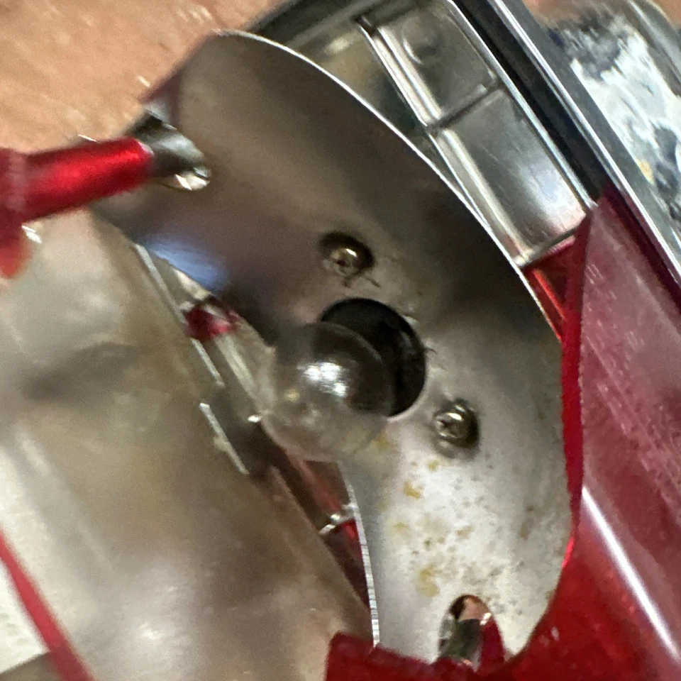 Luz traseira SUZUKI GS450 GS 450 gs450L 1980s para-lama traseiro placa cromada  - Imagem 3 de 4