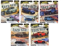 Hot Wheels Premium Car Culture Road Trip 5 Pack Diecast Real Riders JKF06