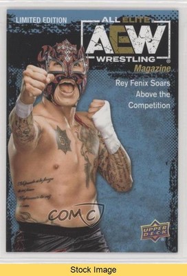 2021 Upper Deck AEW All Elite Wrestling Magazine Finisher Rey Fenix READ 01pz