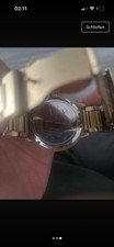 Armani Exchange Damen Armbanduhr AX363 Quarz Edelstahl Gold Analog 5 ATM