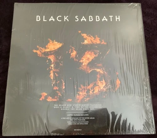 BLACK SABBATH 13 2LP OZZY IOMMI BUTLER WARD 180 GRAM LIMITED EDITION DOOM METAL