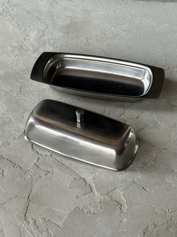 Vintage Silver Butter Dish / SWEDEN 