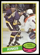 1980-81 O-Pee-Chee Vintage OPC Set Break Andre St. Laurent Los Angeles Kings