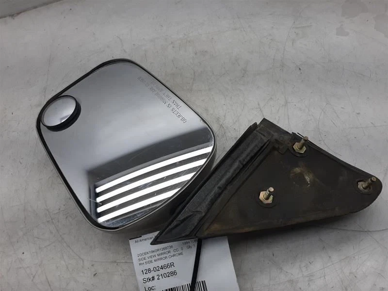 Espejo retrovisor lateral pasajero manual 88-02 camioneta Chevrolet 3500 12375550 Foto 2 de 4