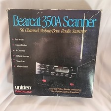 Uniden Bearcat Base Mobile Scanner BC350A With Original Box NO MOUNTING BRACKETS