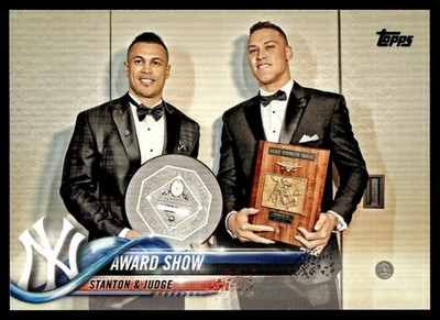 2018 Topps Award Show (Giancarlo Stanton/Aaron Judge) New York Yankees #389