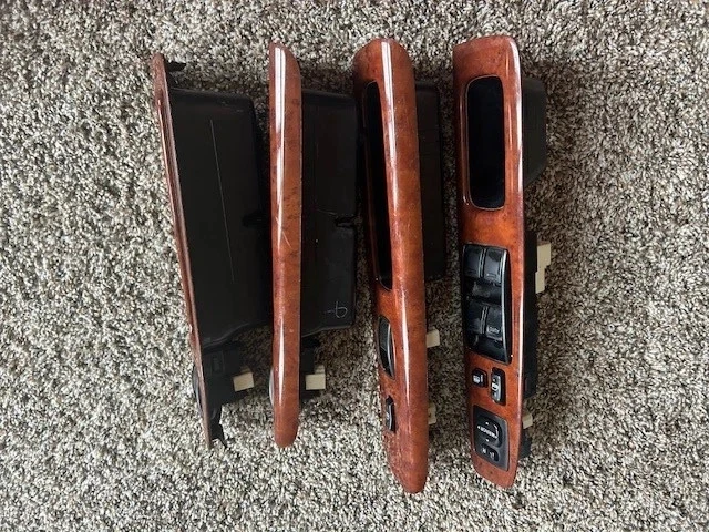 Interruptor de ventana Toyota Camry 2002-2006 juego de 4 controles delanteros/traseros OEM Foto 2 de 4