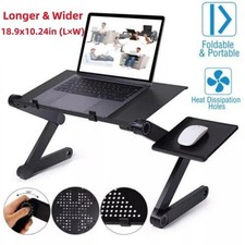 360  Adjustable Laptop Table Stand Lap Sofa Bed Tray Computer Notebook Desk N