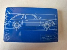 Vintage Amc Dealership Blueprint Playing Cards Pacer Gremlin Hornet Matador Nos