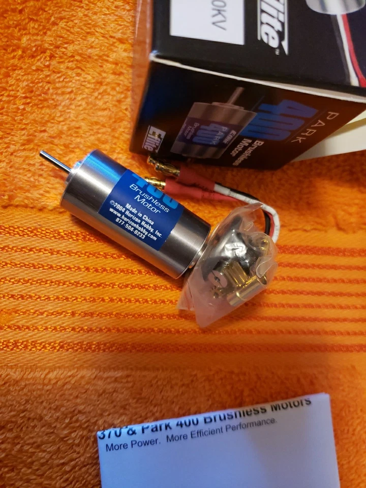 E-flite Brushless Motor 4200Kv Park 400 W/adapter Ring & 12T - JT25 - EFLM1100 - Image 3 of 4